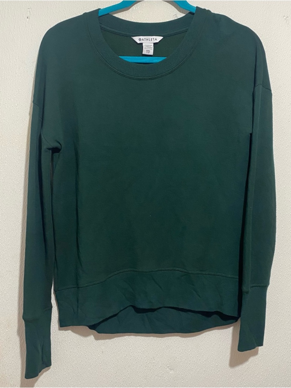 Athleta Deep Forest Green Crewneck Sweatshirt